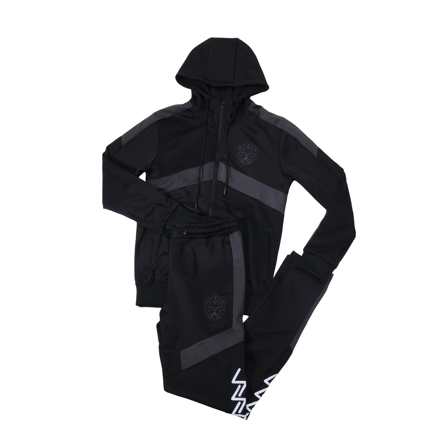 ZCR Lightning Rod Tracksuit (Black/Charcoal)